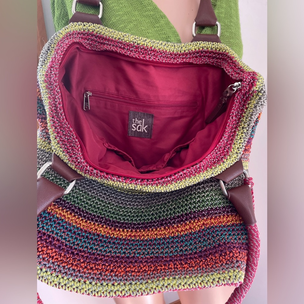 🥰 The Sak woven multi colour shoulder bag 🥰